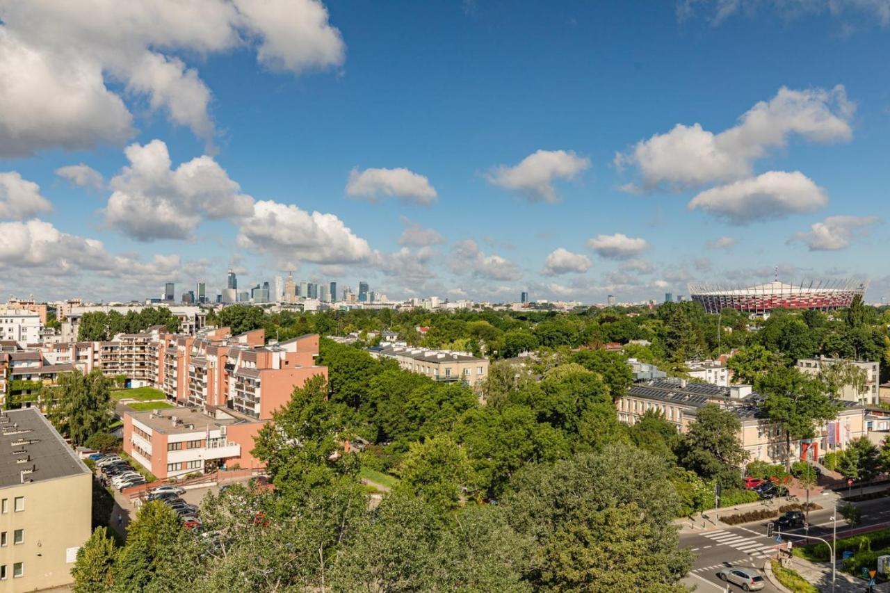 Superapart Saska 48A, Sleek 6Th-Floor Studio With Balcony & Elevator Access Warsaw Luaran gambar